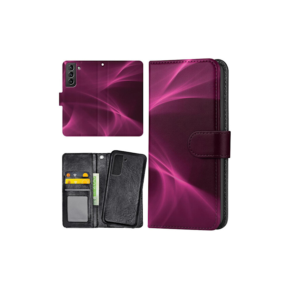 Compatible With Samsung Galaxy S22 - Wallet Case/Case Fog Multicolor Purple 9058772568953