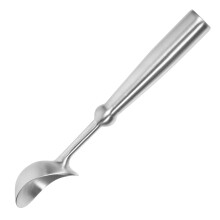 Stainless Steel Ice Cream Scoop and Melon Baller with Ergonomic Comfort Grip for Desserts