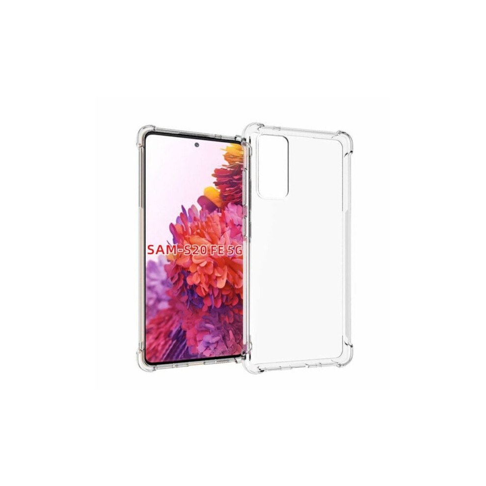 Compatible With Samsung Galaxy S20 Fe - Shockproof Transparent Tpu Cover 9058772069306
