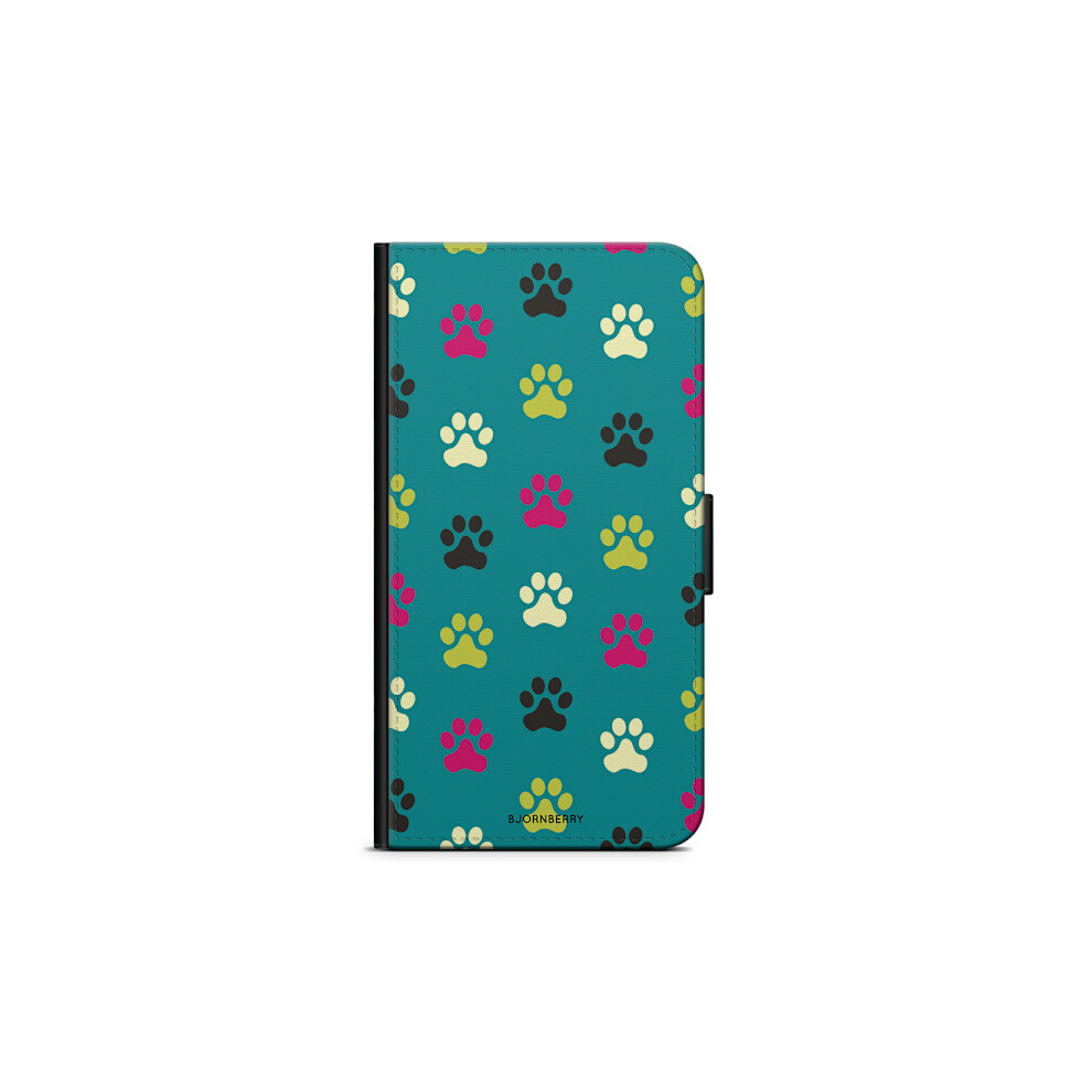 Bjornberry Wallet Case Compatible With Iphone 8 Plus - Dog Paws 9058772069344