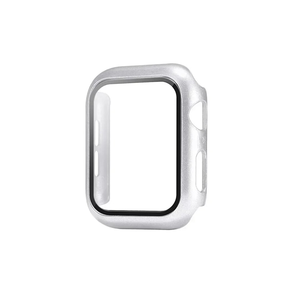 Tempered Glass + Case For Compatible With Apple Watch Series 10 42Mm 46Mm, Ultra 49Mm, Iwatch 9 8 7 6 5 Se, Silver 9058772069832