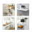2Pcs Metal Shelf Bracket L Shape Thickened Corner Brace Shelf Right Angle Bracket 2