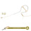 Beige Single Earhook Headset Mic Headworn Microphone 3.5mm 3 Pin 4 Pin XLR Plug 1