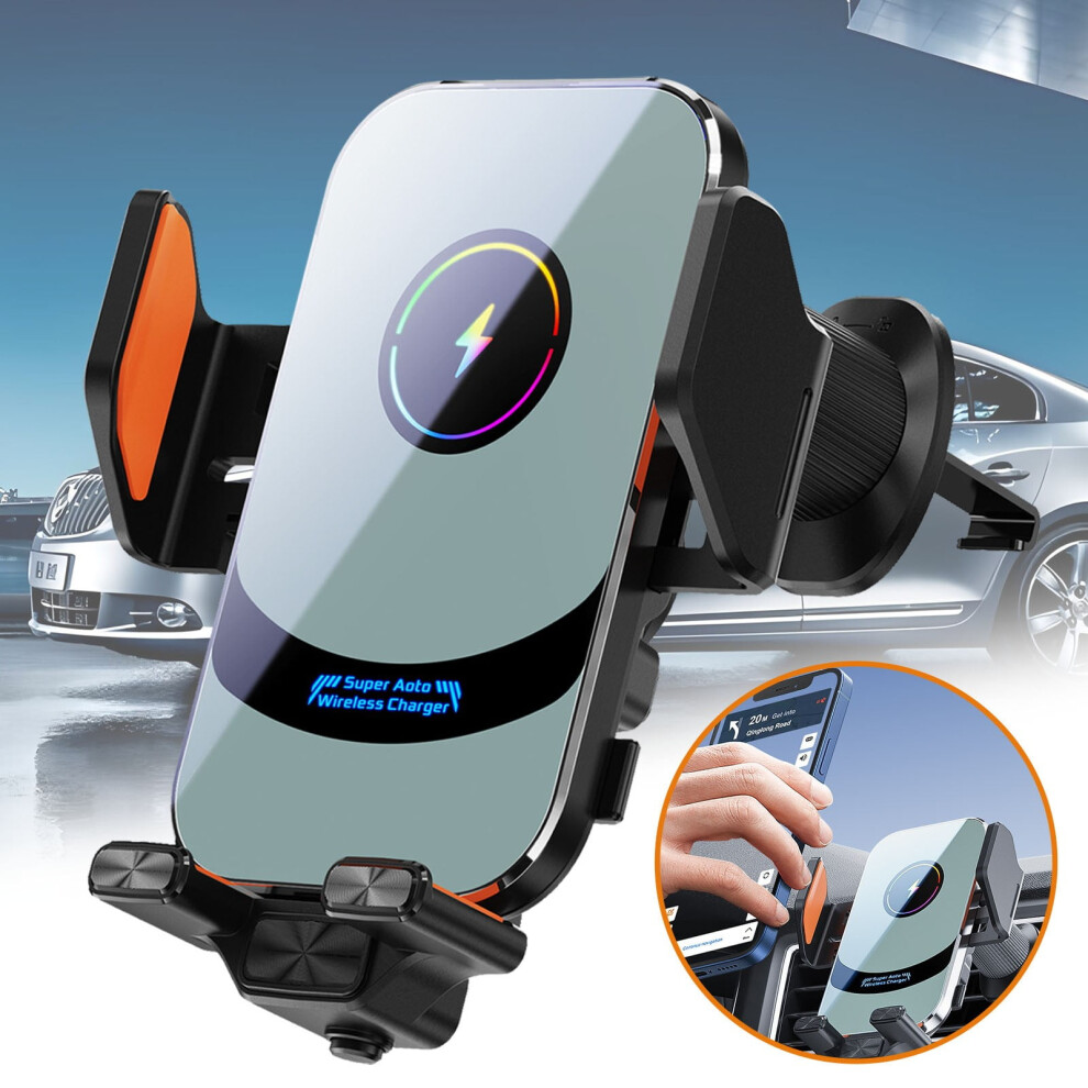Intelligent Induction Wireless Charging Bracket For Car Navigation Wireless Charging Super Fast Charging Outlet Car Phone, Phone Holder 9065759436884