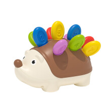 Fine Motor Toys for Toddlers 1-3, Baby Hedgehog Montessori Counting Sorter, Educational Infant Stocking Stuffer Gift 6-36 Months