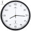 Radio-controlled wall clock Quartz movement 31 cm white & black 1