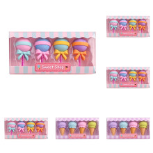 12PCS Erasers Food Erasers Pencil Erasers For Kids Rewards Children School Supplies And Party *12PCS