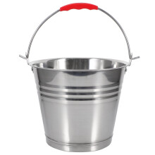 Stainless Steel Portable Milk Bucket 5L for Camping & Picnics