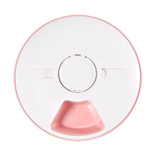 Bluethy Automatic Pet Timing Feeder with Voice Recorder 6 Grids 24h Timer Round Dog Cat Rabbit Puppy Tray Dry Wet Food Bowl Pet Supplies