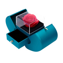 Fnyoxu Fruit Shape Preserved Red Real Rose Box Gifts for Her,Mom,Women,Girlfriend,Wife,Gifts Ideas for Birthday Valentine's Day Christmas