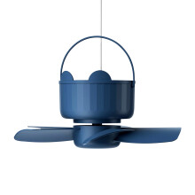 Fnyoxu Small Portable Ceiling Fan, Mini USB Tent Fan with Remote Control, Compatible with Canopy & Outdoor Gazebo