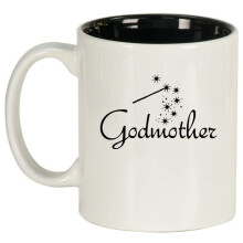 Ceramic Coffee Mug Tea Cup, Compatible with [No changes], Gift for Her, Sister, Mom, Grandma, Wife - 11oz White