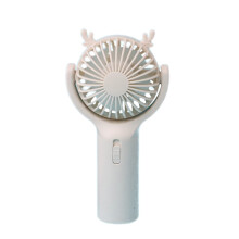 Zeceouar Mini Portable Fan, Silent & Powerful, 3 Speeds, USB Rechargeable, Lightweight Desk Fan with Base – Compatible with Summer Savings Deals