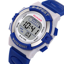 Quinlirra Easter Gifts for Women and Men Clearance Children Boys Digital LED Sports Watch Kids Alarm Date Watch Gift Easter Decor