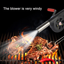Staron 2024 Outdoor Hand-cranked Combustion Blower Manual Barbecue Picnic Camping Fire Tool