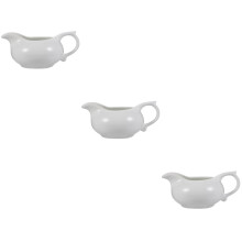3pcs Milk Gravy Boat Salad Sauce Pourer Gravy Serving Boat Sauce Dispenser for Kitchen