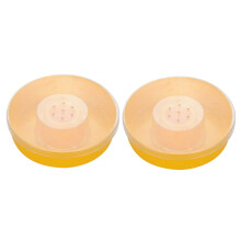 Mizh 2pcs Round Food Water Feeder Bee Feeding Bowl Quick Food Dish Practical Bee Feeder