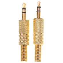 jixopn 2pcs Stereo 3.5mm 1/8in Headphone Earphone DIY Audio Jack Plug Connectors