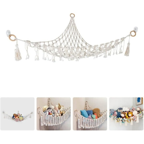 Hammock for net for storing stuffed animals type 1 86*86*110 cm