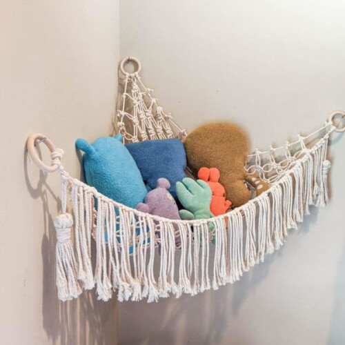 Hammock for net for storing stuffed animals type 1 86*86*110 cm 2