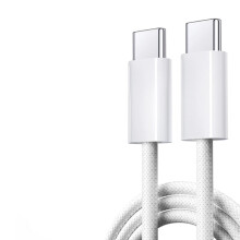 Original USB C Cable 2m for compatible with iPhone 15 Pro Max, iPad PD 65W/45W/25W Fast Charging, compatible with Samsung S23 S22 Gray
