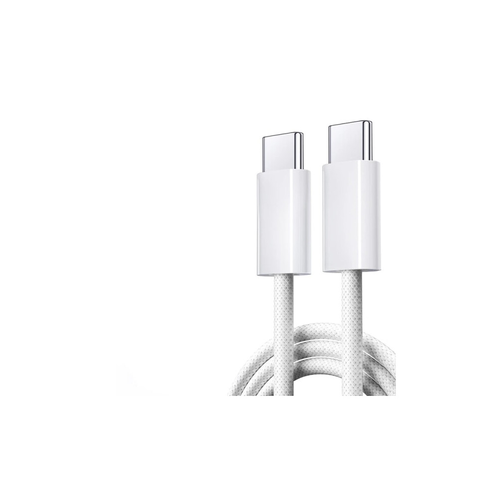 Original Usb C Cable 2M For Compatible With Iphone 15 Pro Max, Ipad Pd 65W/45W/25W Fast Charging, Compatible With Samsung S23 S22 Gray