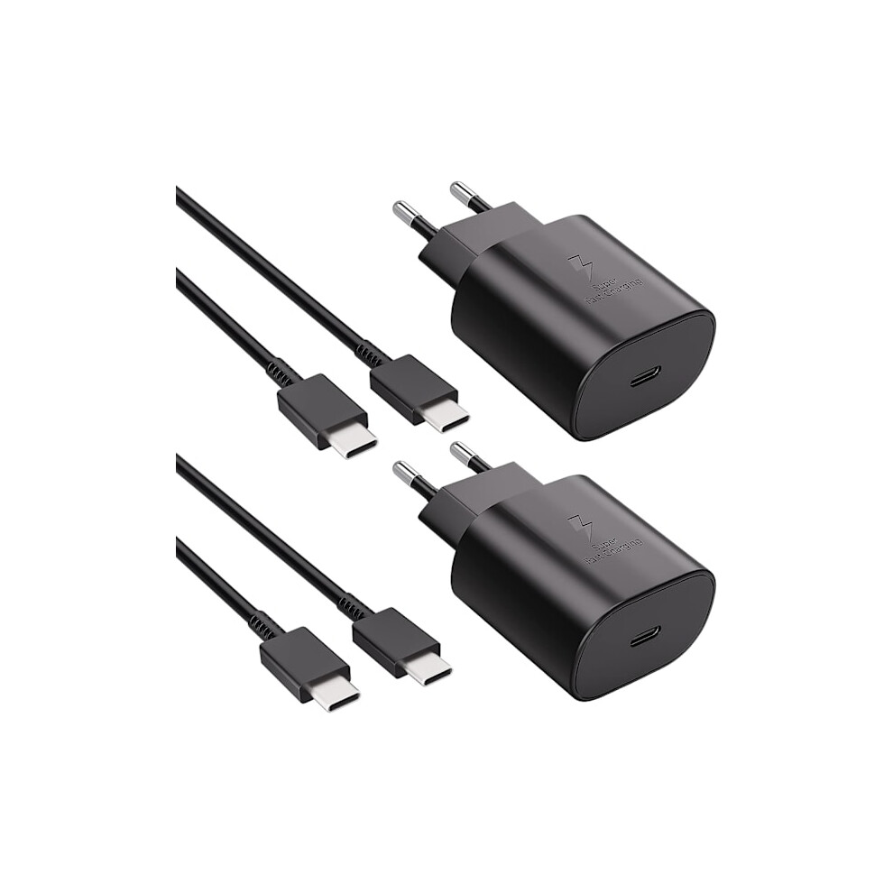 (2X) Super Charger Compatible With Samsung Extra Long A53/S20/S21/S22/S23 Type-C 2M (2M + 25W) 9499224720855