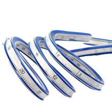 Flexible PVC+Metal Ruler 30cm, Bendable Curve Ruler, Clearly Marked, Portable for Office, School, Studio, Technical Drawing, Garment, Carpentry
