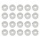 20Pcs Loose Leaf Binder Discs Plastic Planner Binding Rings Hollow Expansion Discs 1