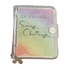 Jacenvly Friendsgiving Party Decorations Clearance - 20 Envelope Savings Challenge Binder, Cash Envelope Budgeting for Low Income, All Cash Budget,