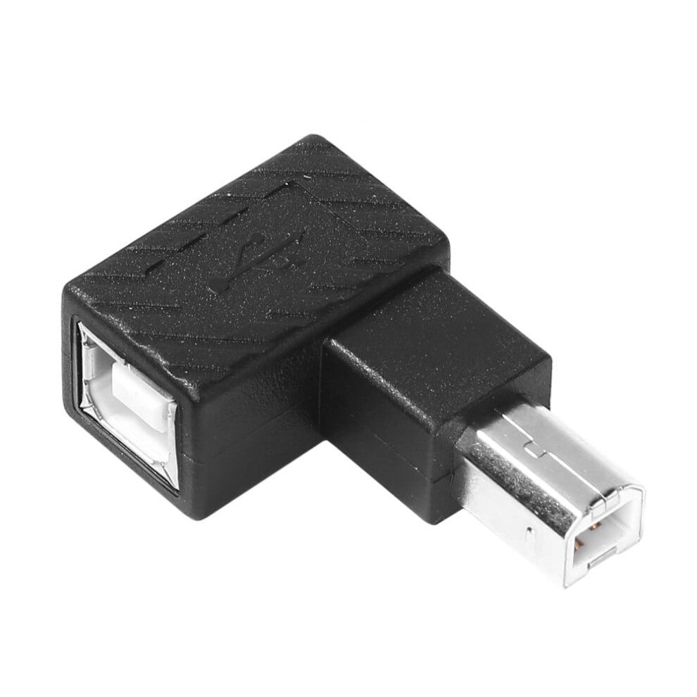 Jixopn 90 Degree Right Angled Usb Type B Extension Plug Converter For Printer Scanner 9499224720022