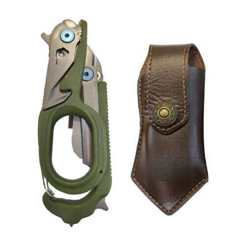 Multi-purpose scissors outdoor survival tool combination gadget