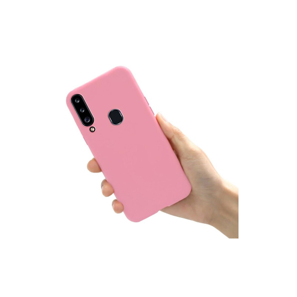 Compatible With Samsung Galaxy A20s - Protective Matte Nkobee Case Light Pink 9313598803429