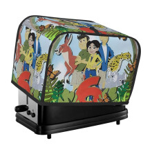 Wild Kratts Toaster Cover 2 Slice, Bread Dust Cover & Fingerprint Protection-Polyester, Kitchen Small Appliance Covers