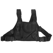 Talkie Chest Pocket, MAGT Walkie-Talkie Pouch, Two-Way Radio Harness with Chest Pocket, Compatible with Accessory Box Holder