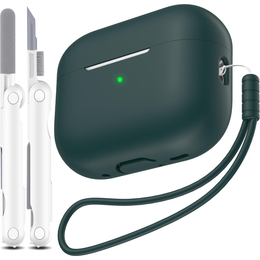 For Compatible With Airpods Pro 2Nd Generation Case Cover, Military Grade Anti-Fall Soft Silicone Shock-Absorbing For Compatible With Airpods 9313598808226
