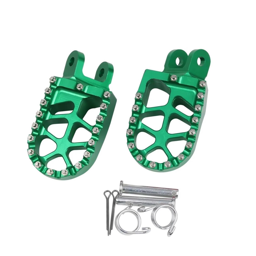 Motorcycle Foot Pegs For Honda Africa Twin Xrv650 Xrv750, Adjustable Aluminum Footrests With Steel Teeth 9070919613159