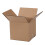 100 Corrugated Paper BoxesYellow, 4x4x4" 1