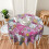 Hello Kitty Rectangular Tablecloth, Water Resistance Antiwrinkle Spillproof Soft Fabric, compatible with 60in tables 5