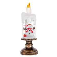 2025 & CISIL - Christmas Decorations Candle Lights Snow Cartoon Christmas Crystal Ball Lights Creative Christmas Ornaments Lights