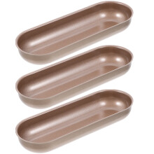 3 Pcs Vegetarian Sausage French Bread Loaf Mold Big Muffin Pan Vegan Bratwurst Baby