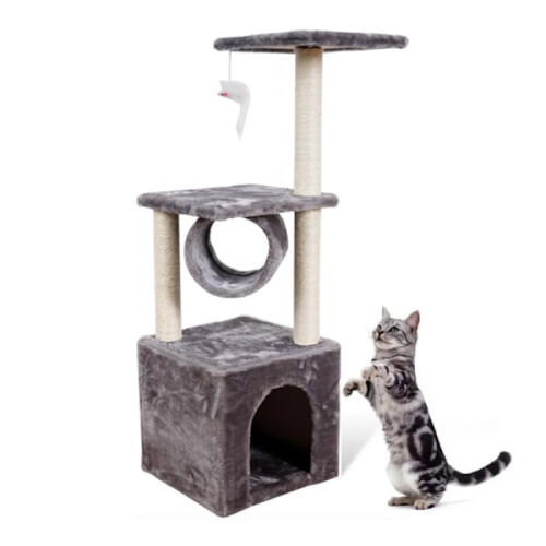 Cat Tree / Scratching Post / Scratching Post for Cats - 90 cm Dark Grey