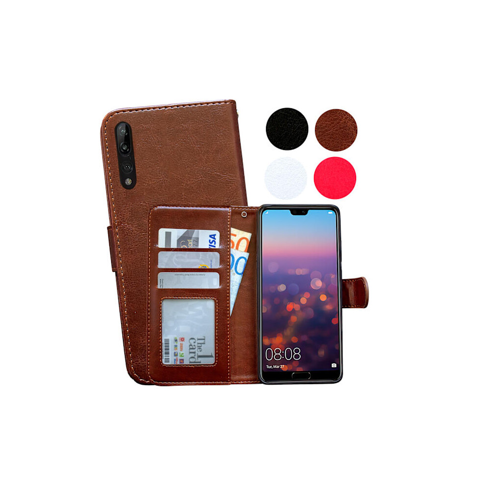 Compatible With Huawei P20 Pro - Leather Case/Protector White 9085618779211