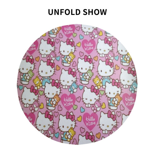 Hello Kitty Rectangular Tablecloth, Water Resistance Antiwrinkle Spillproof Soft Fabric, compatible with 60in tables 2