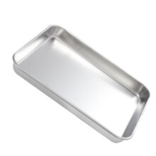 Food Trays Stainless Steel Bakeware Sushi Plate Round Bandejas Para Comida Baking for Oven