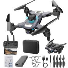 Viflosae FPV Drone with Dual 1080P Camera, 2.4G WiFi, Headless Mode, Altitude Hold, Obstacle Avoidance, compatible with Follow Me - RC Quadcopter for