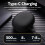 SUSUchens J92 Wireless Earbuds, HiFi Noise Cancelling, LED Display, Bluetooth 5.0, compatible with iPhone, Android, Black 4