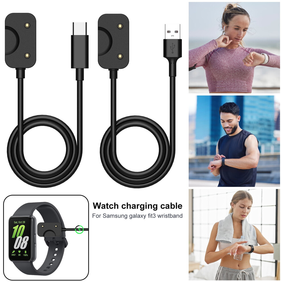 Susuchens Smartwatch Charging Cable 100Cm, Fast & Safe Portable Cord Compatible With Samsung Galaxy Fit3 9085618783478