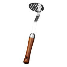 Manual Stainless Steel Potato Masher with Ergonomic NonSlip Grip for Smooth Puree and Easy Cleaning