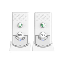 Wireless Intercom System 2 Pack for Home and Office, Long Range Two Way Room to Room Communication